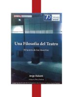 Una filosofía del teatro